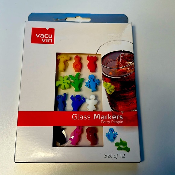 Vacuvin Glass Markers Party people monsters - Picture 1 of 2